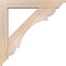 Ekena Millwork Olympic Traditional Smooth Bracket w/ Offset Brace, Douglas Fir, 5 1/2"W x 30"D x 30"H BKT0604X30X30OLY01SDF - alternate 3